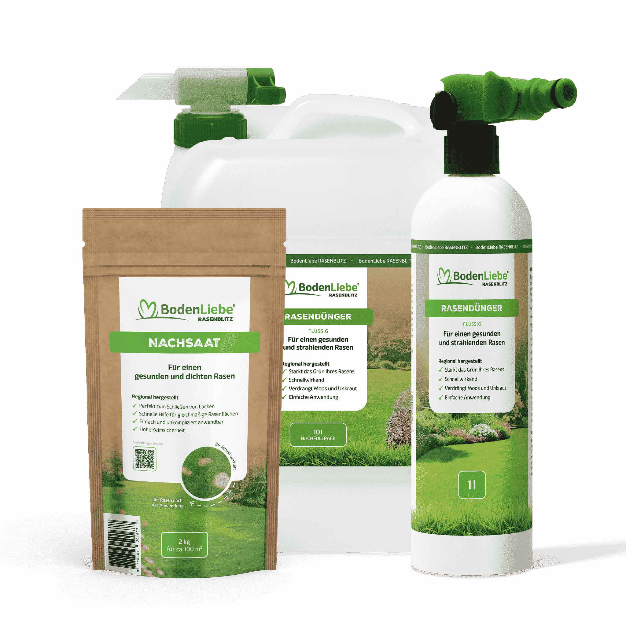 10L für 500-1000m²  inkl. Sprühflasche inkl. 2kg NACHSAAT