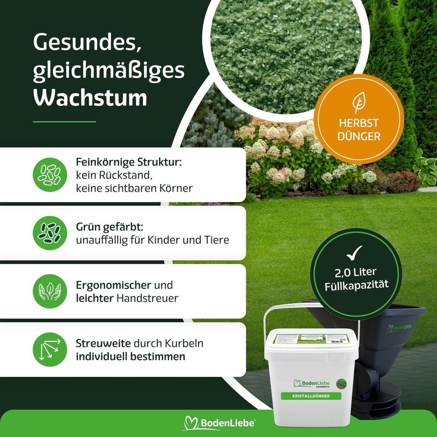 RASENBLITZ KRISTALLDÜNGER HERBST SET