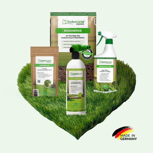 RASENBLITZ™ - FRÜHJAHRSDÜNGER STARTER SET 1L UNKRAUTSCHRECK